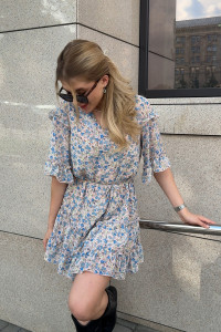 Платье 6856 Персиковый