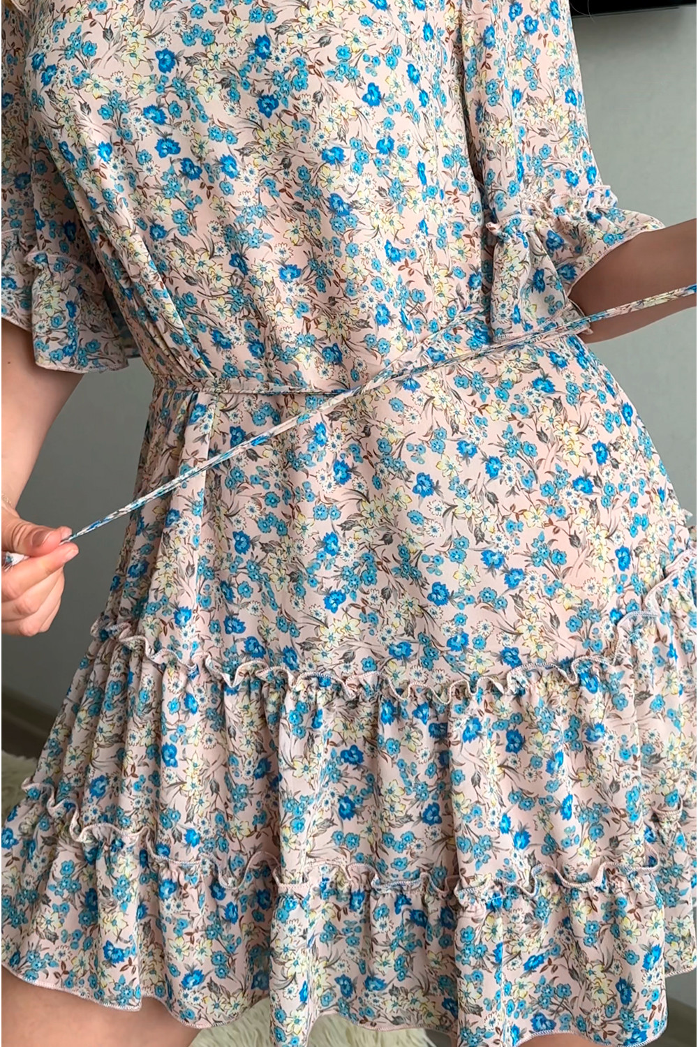 Платье 6856 Персиковый