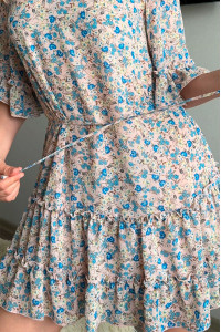 Платье 6856 Персиковый