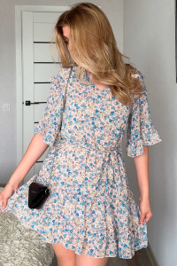 Платье 6856 Персиковый