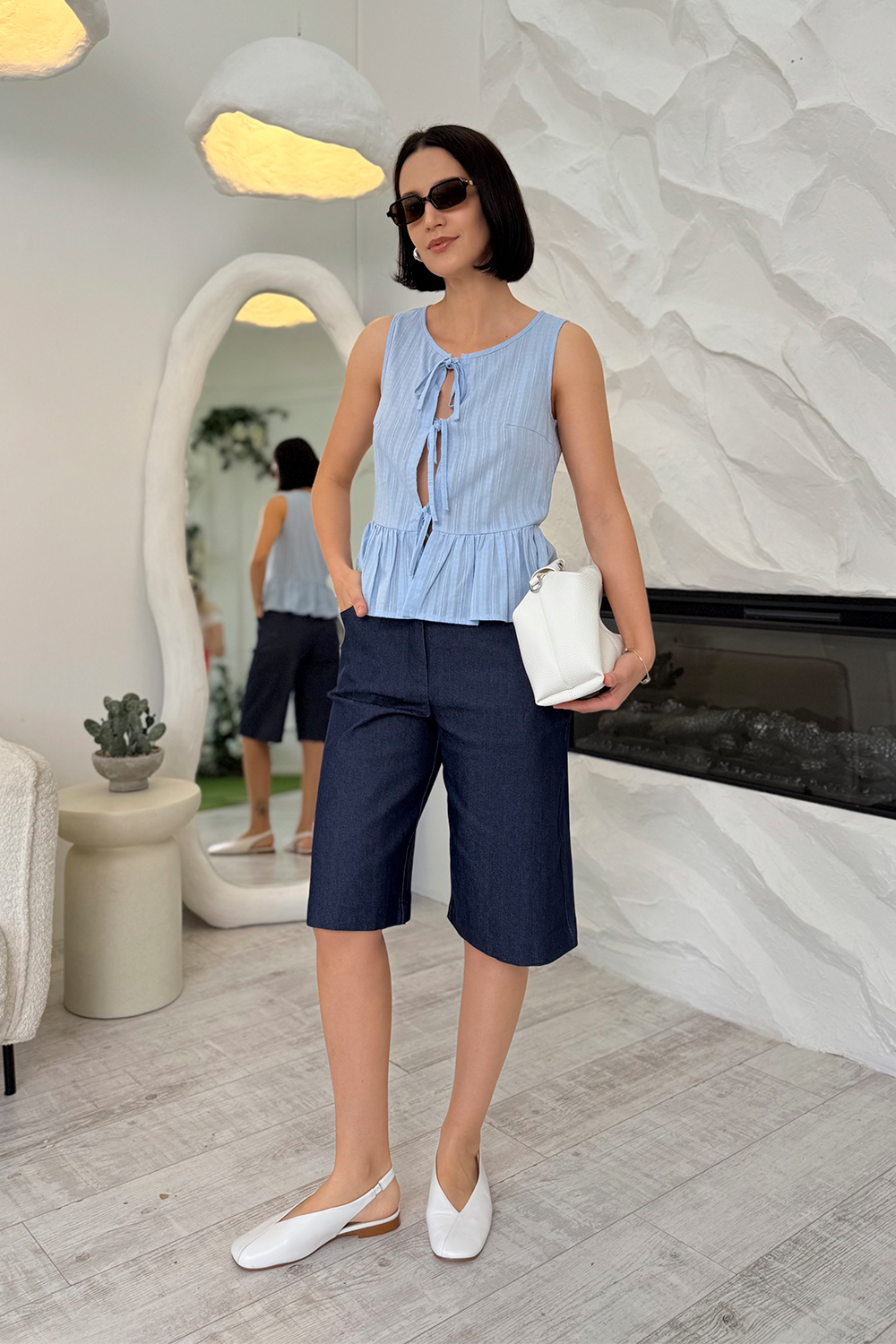 Топ 6839 Голубой