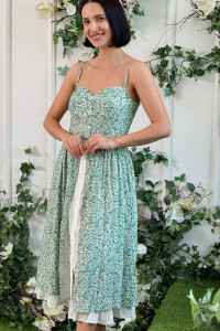 Платье 6851 Зеленый