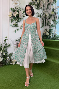 Платье 6851 Зеленый