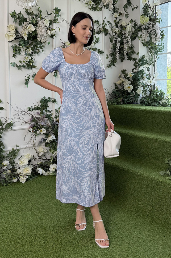 Платье 6862 Голубой