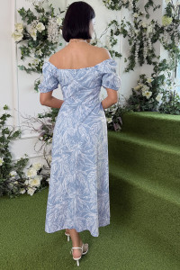 Платье 6862 Голубой