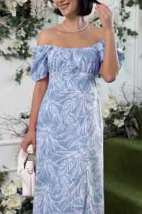 Платье 6862 Голубой