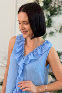 Платье 6866 Голубой