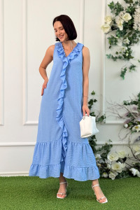 Платье 6866 Голубой