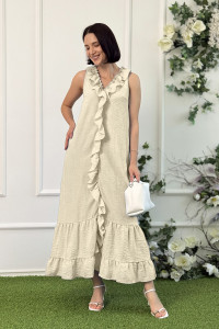 Платье 6866 Бежевый