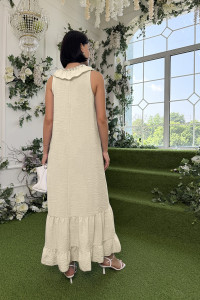 Платье 6866 Бежевый