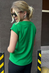 Блуза 6497 Зеленый