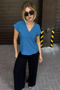 Блуза 6497 Голубой