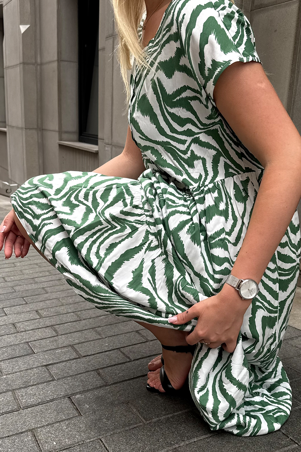 Платье 6669 Зеленый