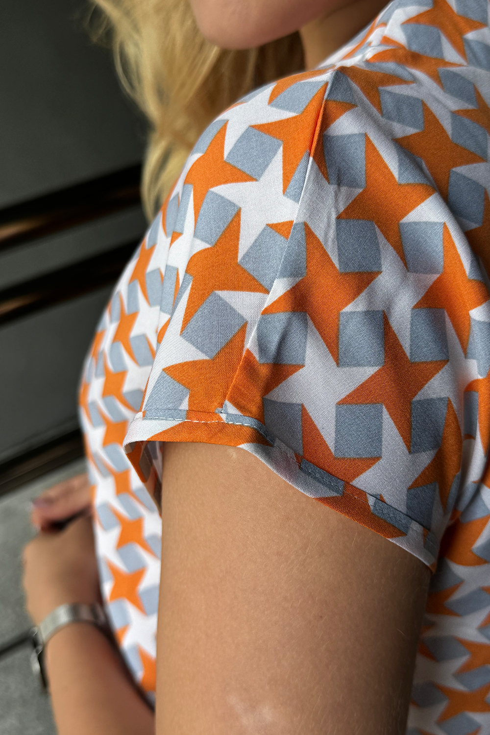 Блузка 6698 Оранжевый