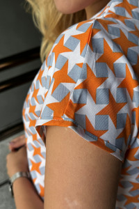 Блузка 6698 Оранжевый