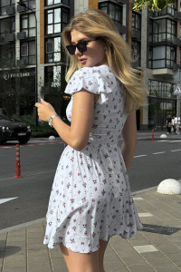 Платье 6872 Молочный