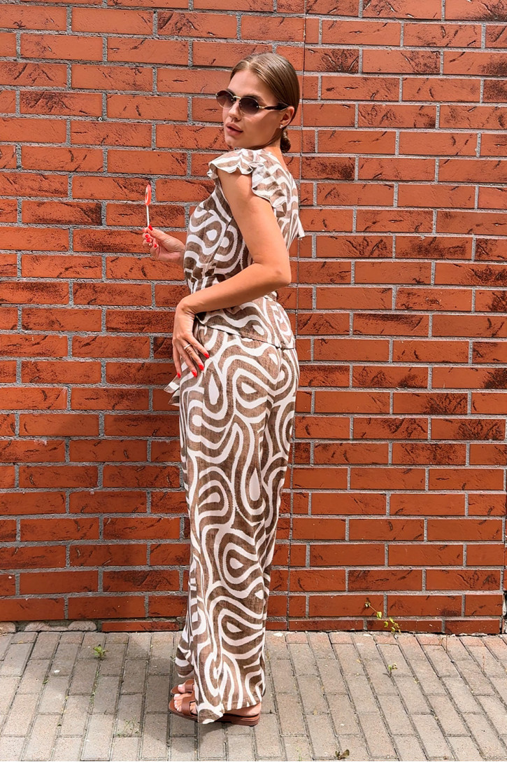 Костюм 6873 Коричневый