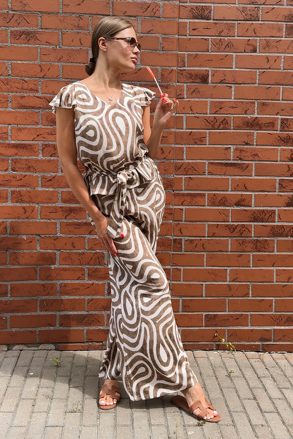 Костюм 6873 Коричневый