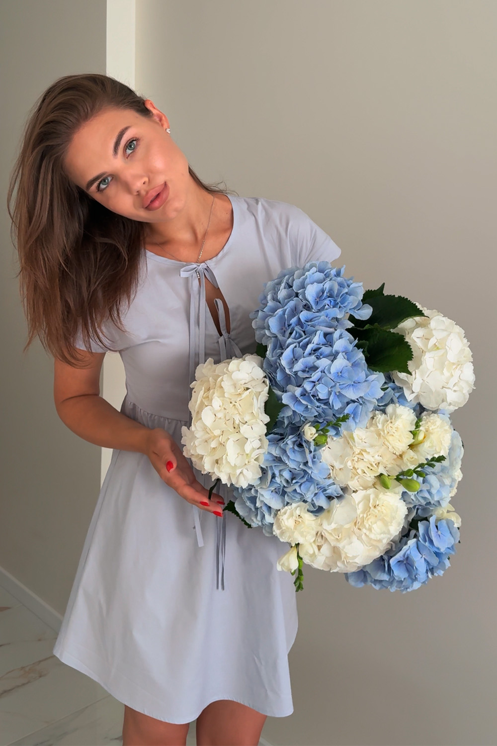 Платье 6876 Серый