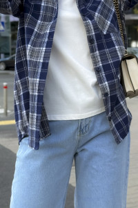 Рубашка 6911 Синий