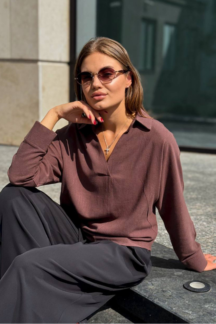 Рубашка 6914 Шоколад