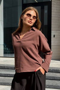 Рубашка 6914 Шоколад