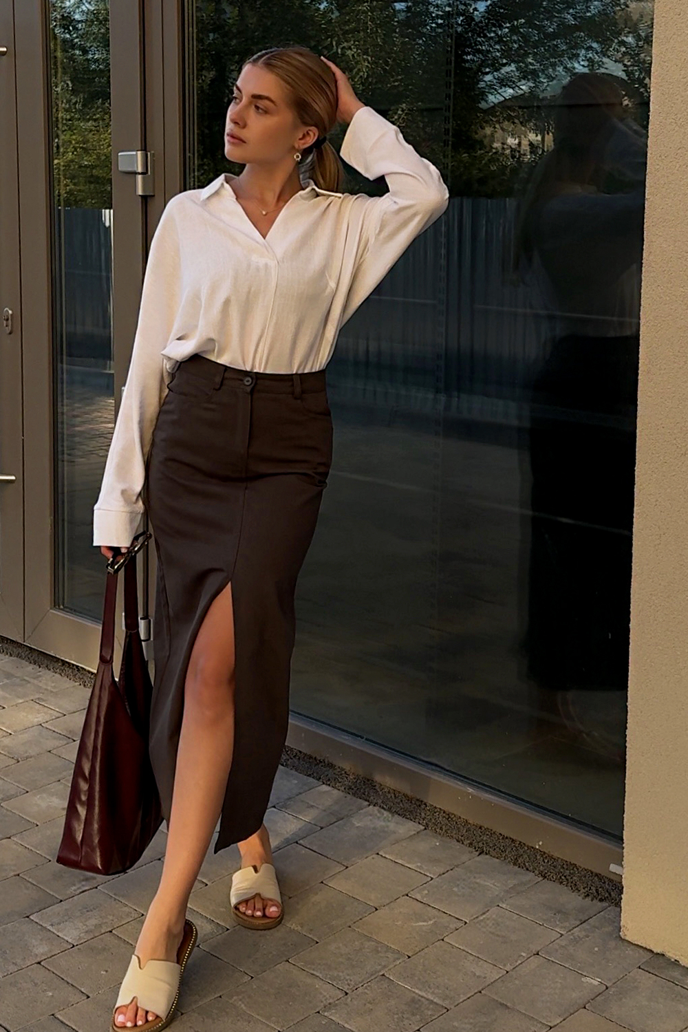 Рубашка 6914 Белый