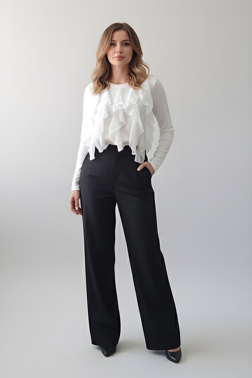 Лонгслив 6913 Молочный