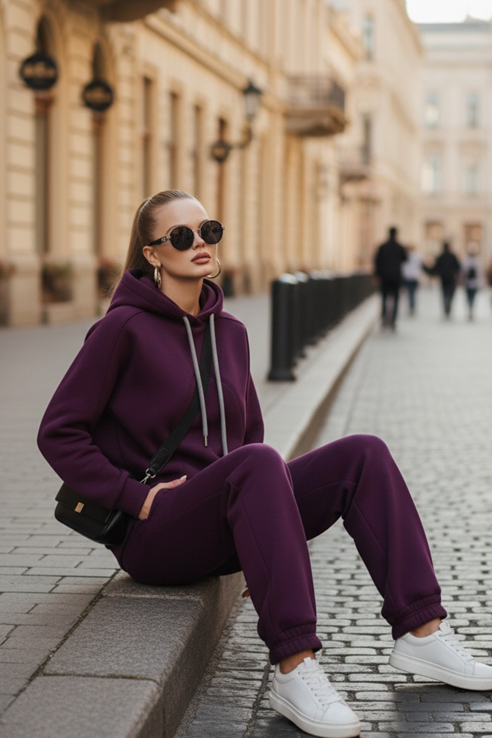 Спортивный костюм 6926 Баклажан