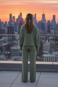 Костюм 6929 Оливковый