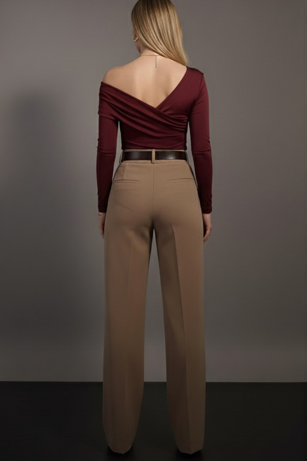 Лонгслив 6923 Бордовый