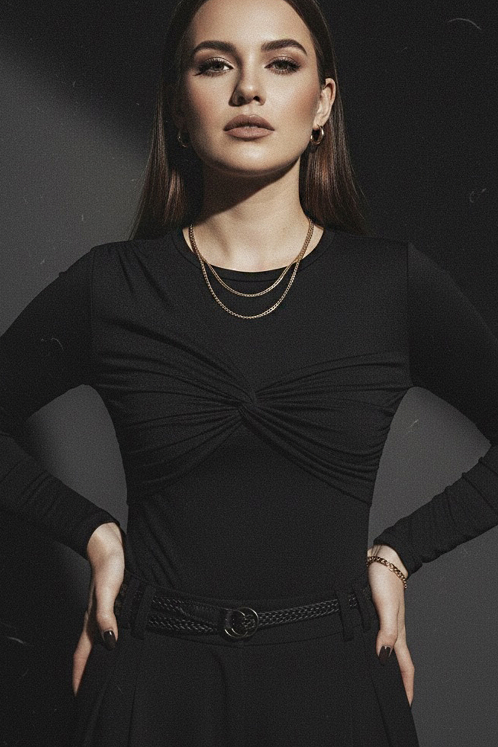 Лонгслив 6924 Черный