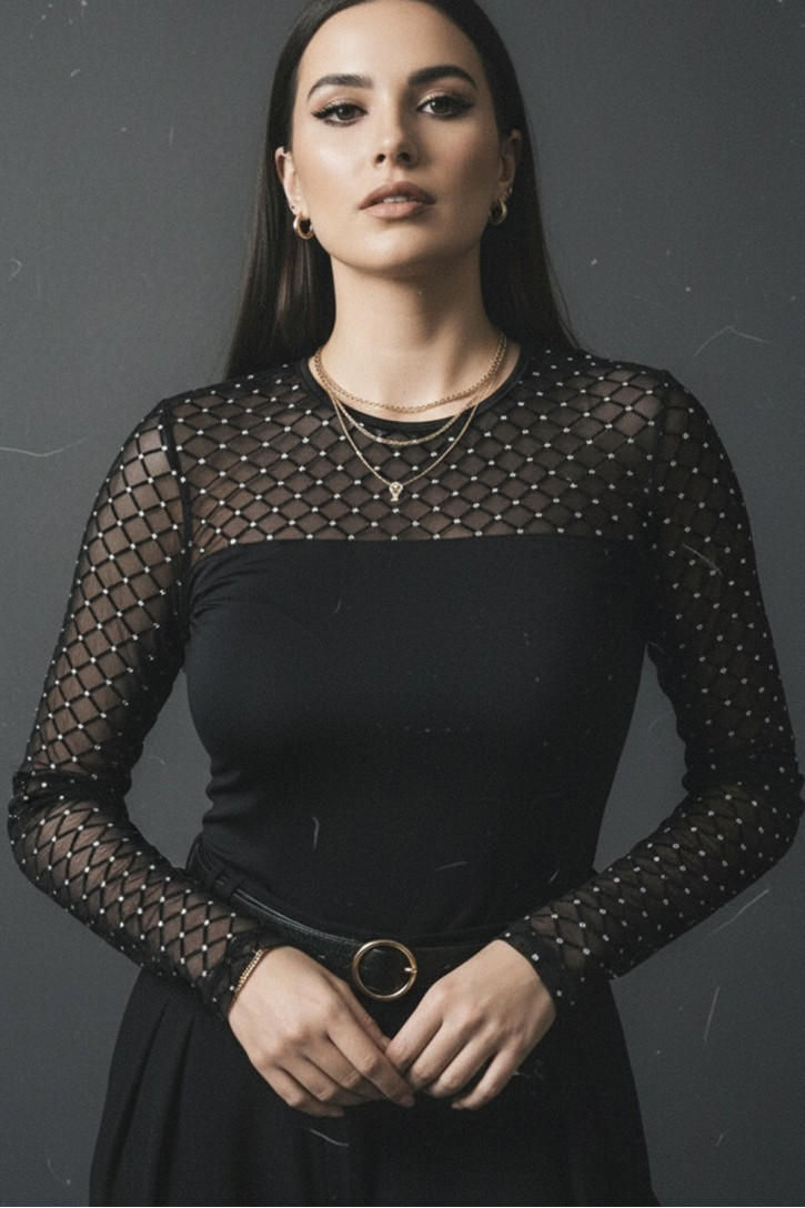 Боди 6950 Черный