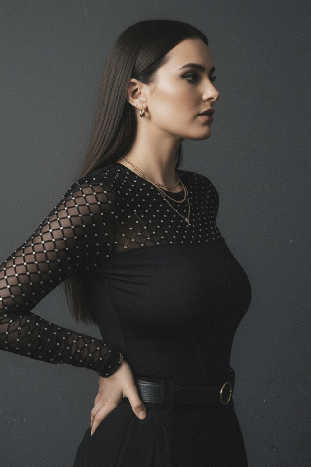 Боди 6950 Черный