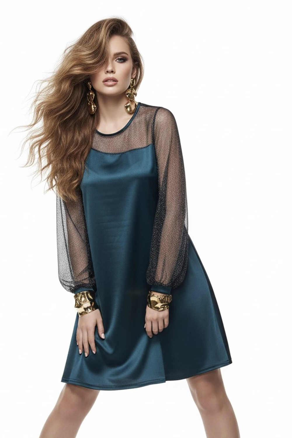 Платье 6957 Зеленый