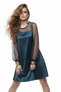 Платье 6957 Зеленый