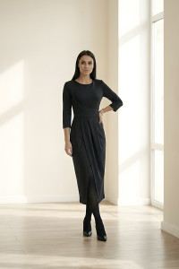 Платье 6960 Черный Черный