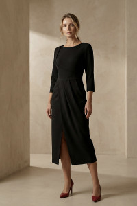 Платье 6960 Черный Черный