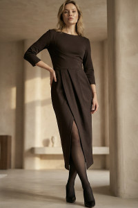 Платье 6960 Шоколад Шоколад