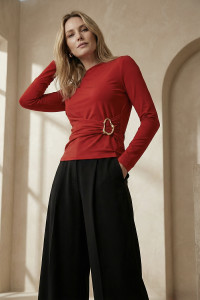 Лонгслив 7003 Красный Красный