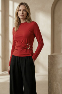 Лонгслив 7003 Красный Красный