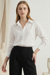 Рубашка 7008 Молочный Молочный