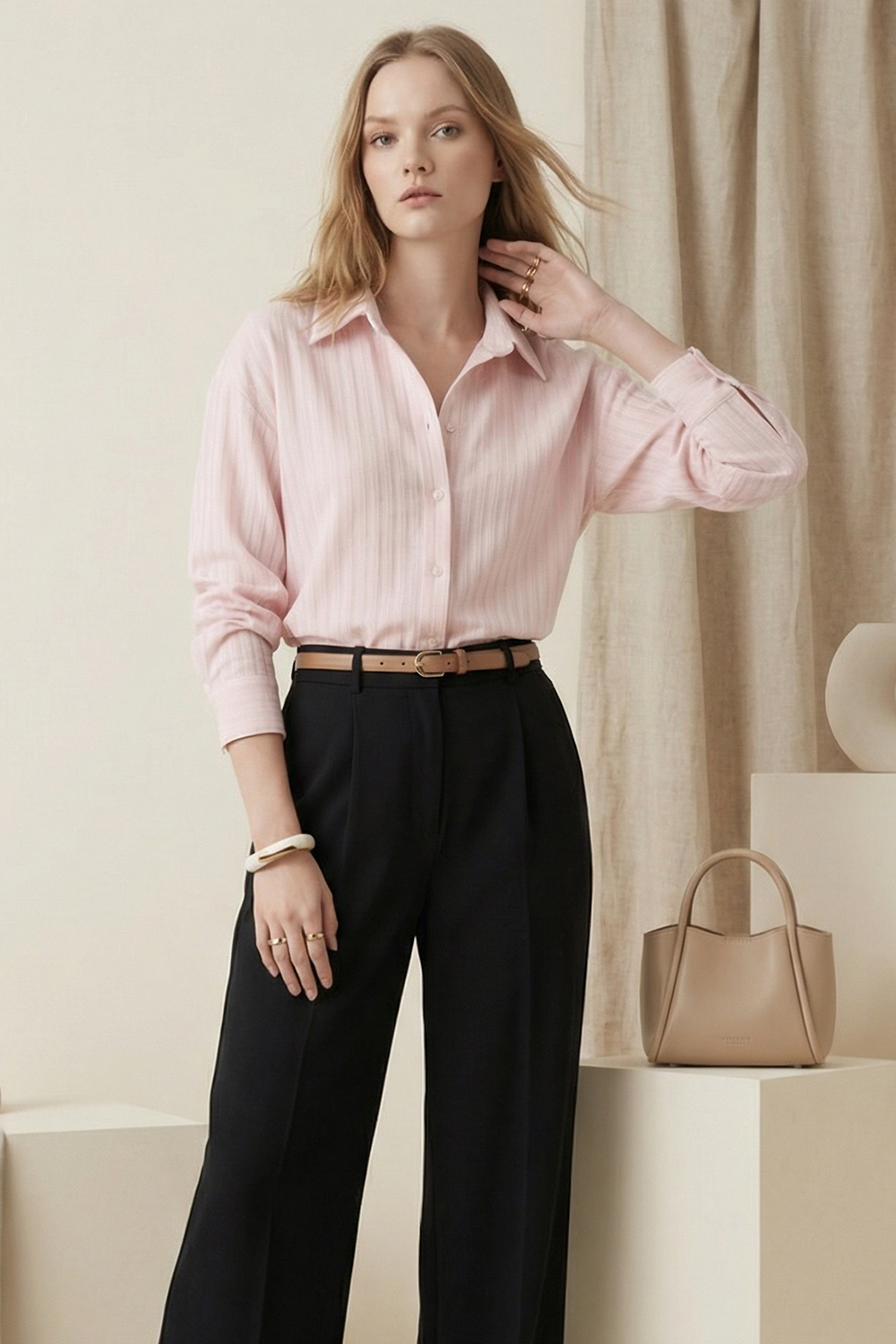 Рубашка 7008 Розовый