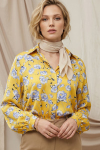 Рубашка 7009 Желтый Желтый