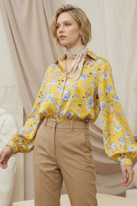 Рубашка 7009 Желтый Желтый