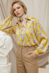 Рубашка 7009 Желтый Желтый