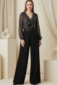 Блузка 7010 Черный Черный