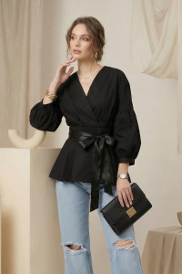 Рубашка 7014 Черный Черный