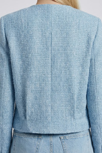 Пиджак 7017 Голубой Голубой