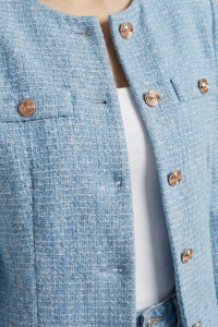 Пиджак 7017 Голубой Голубой